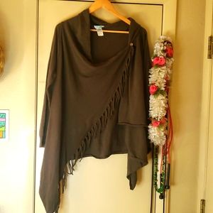 She + Sky Large Olive Green sweater